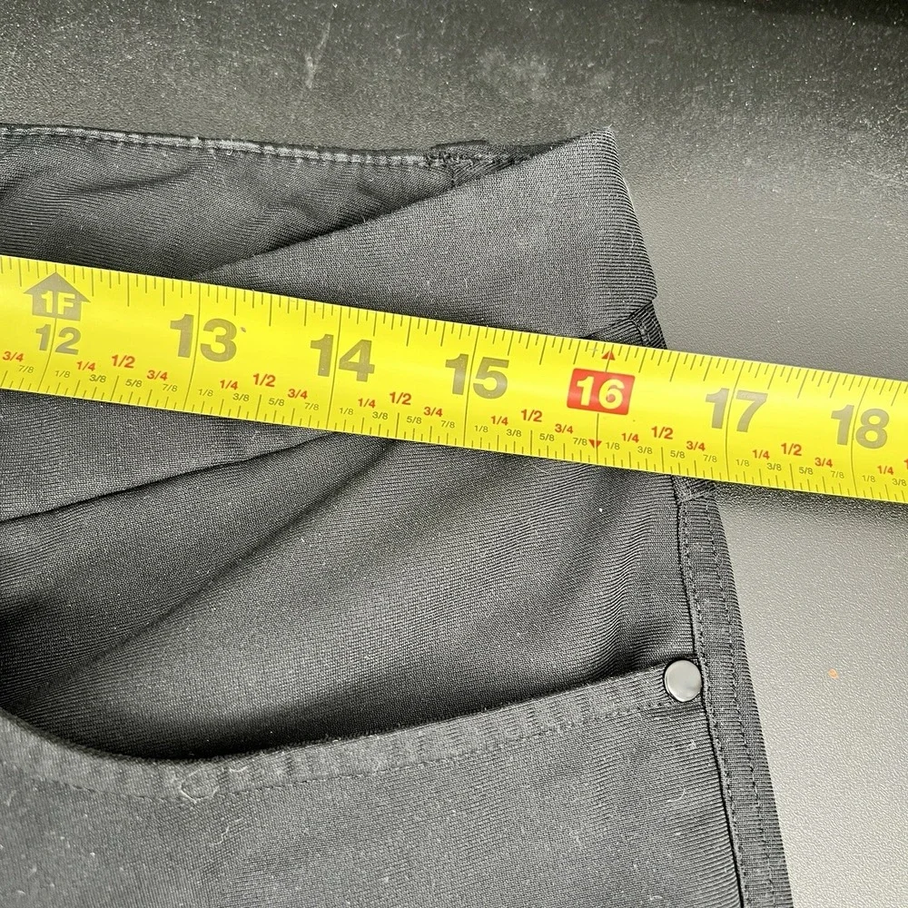 Lululemon ABC Classic Fit Pants‎ Mens 32 X 32 Black Warpstreme Athletic Chino